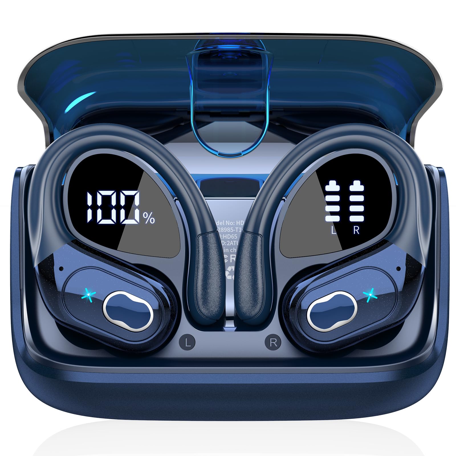 KI-Übersetzungs-Ohrhörer 3-in-1 Bluetooth 5.4 mit 6 Übersetzungsmodi, Übersetzer-Kopfhörer mit App, Roségold