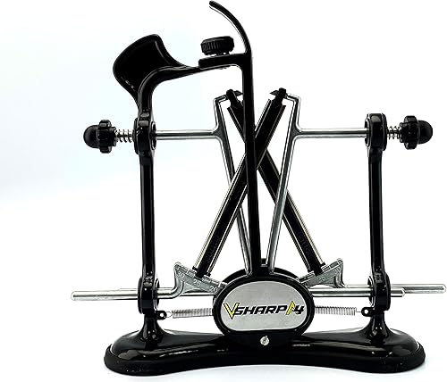 Warthog - Afilador de cuchillos V-Sharp varillas de diamante de grano 325 con ángulos ajustables sistema de afilador de cuchillos profesional