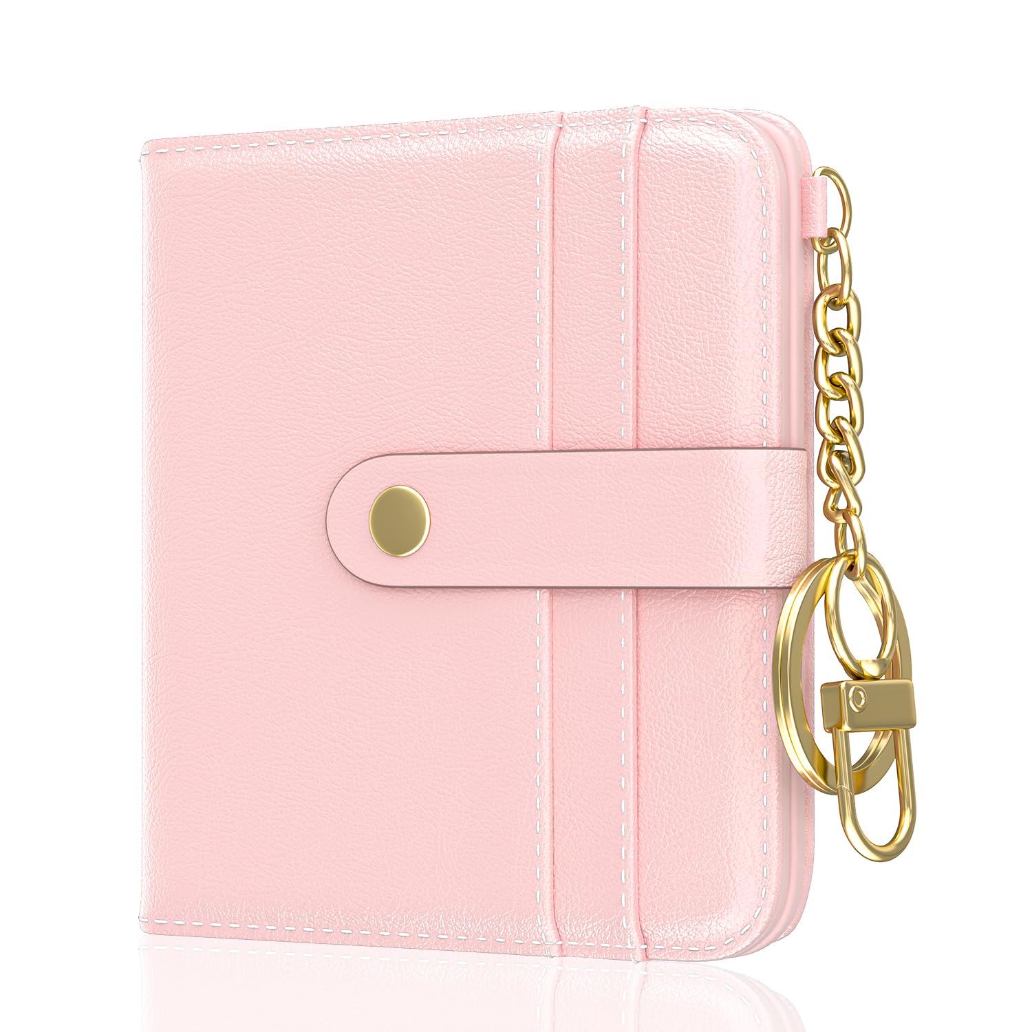 Aiawoxc Womens Wallet, RFID Small Wallets for Women, Slim Compact Credit Card Holder, Cute Leather Bifold Ladies Purse with Zipper Coin Pocket and ID