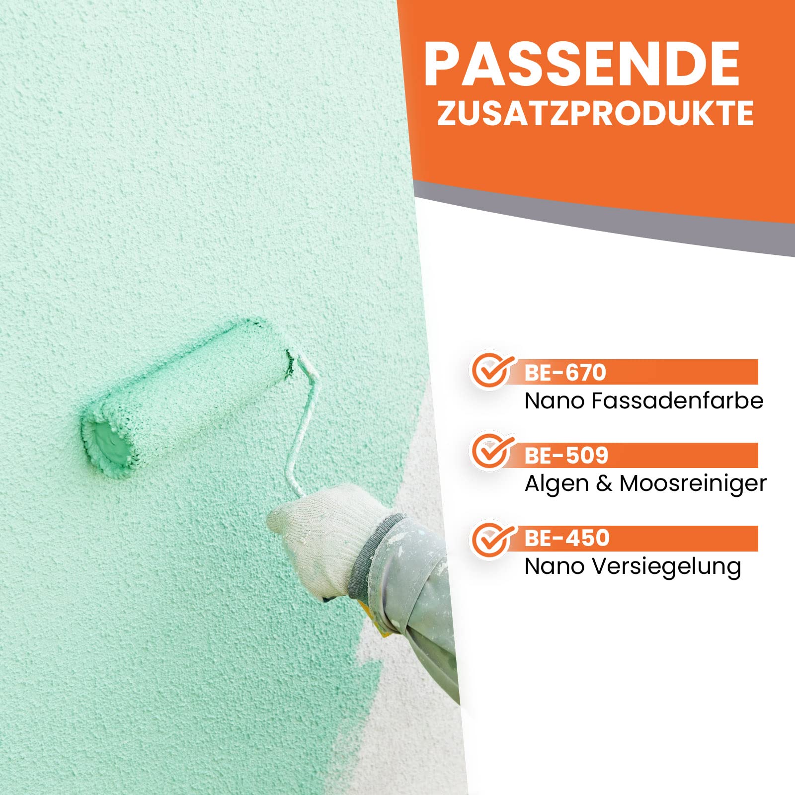 BEKATEQ Grundierung 10l für Fassadenfarbe, Wandfarbe innen und aussen, Sockel - Fassadengrundierung, Wandgrundierung, Tiefengrund, Haftgrund BE-516
