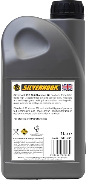 Silverhook Chainsaw Oil ISO100 1 Litre - 2