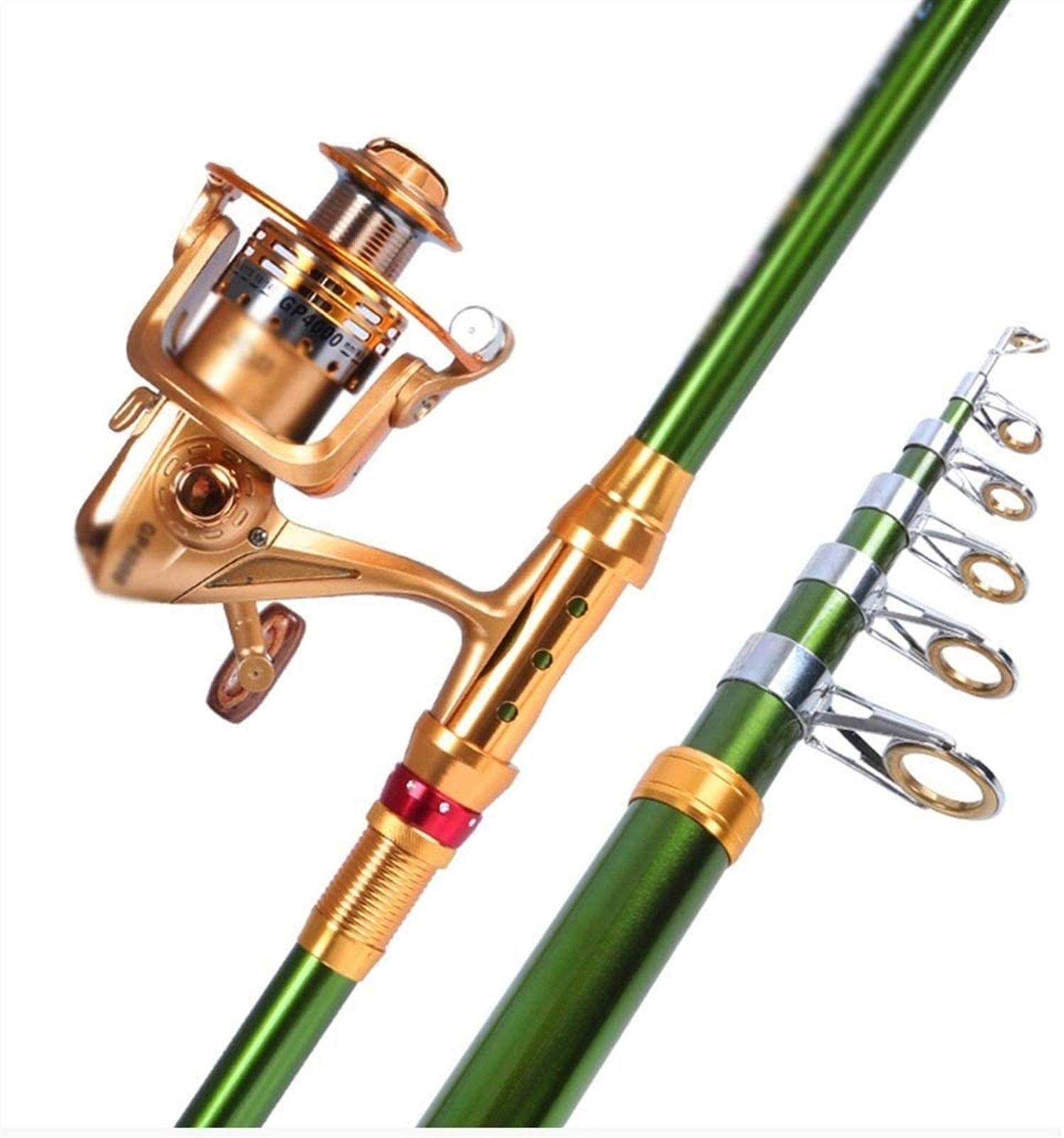 Kit Canna Da Pesca A Mosca Completo – Ultraleggero Con Mulinello In Alluminio, Lenza, Custodia E Accessori – Per Principianti Ed Esperti