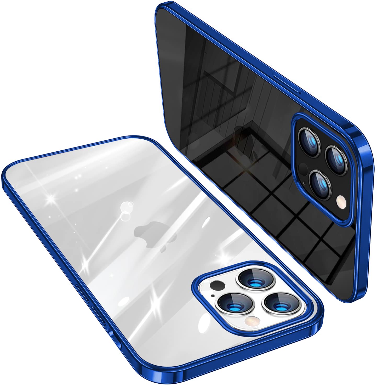 GuubolySilicone TPU Cover for Clear for iPhone 13 Pro Max 6.7in 2021 - Blue