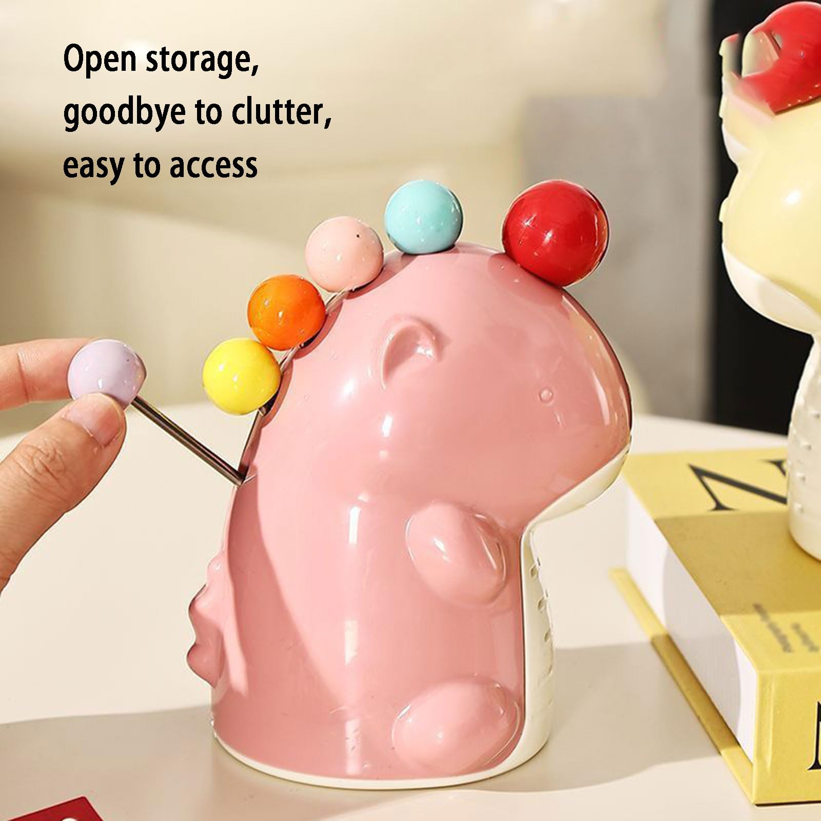 Set de 6 Fourchettes à Fruits et Dessert en Acier Inoxydable à Thème Licorne avec Pot de Rangement Décoratif - Ustensiles Mignons et Créatifs pour Maison, Café, Restaurant,