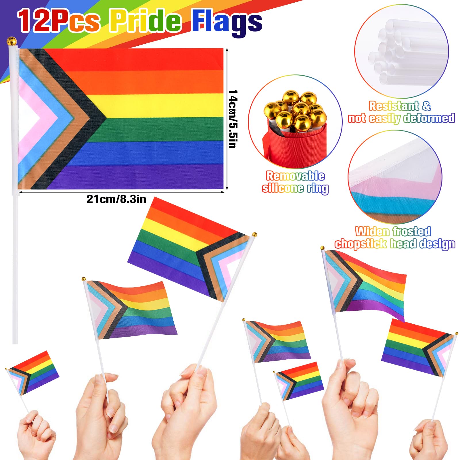 I colori del Pride: la bandiera arcobaleno è sempre uguale