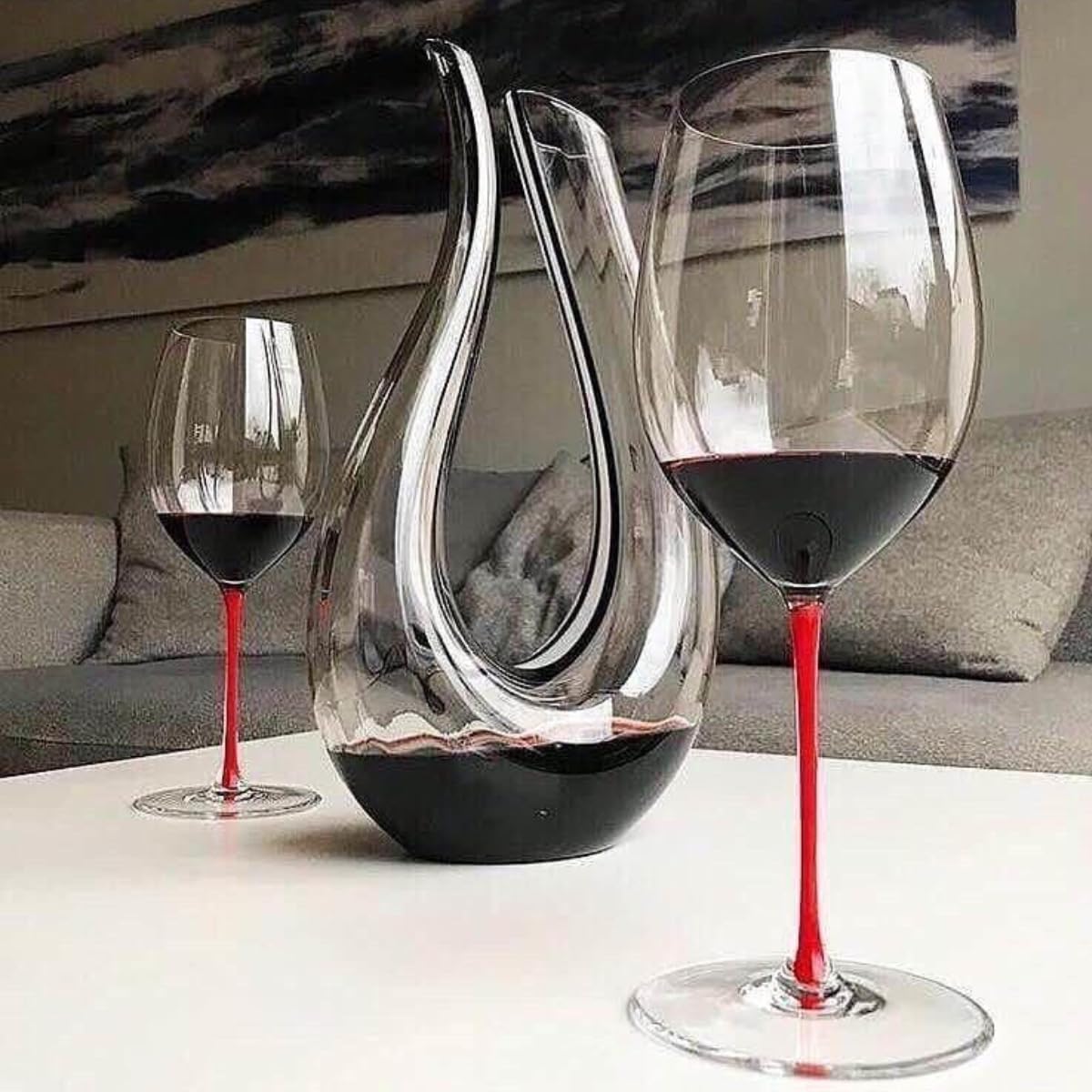 Riedel - Decantador Amadeo - Blanco y negro - Optic 1756