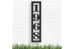 Vertical Address Numbers for House & Mailbox