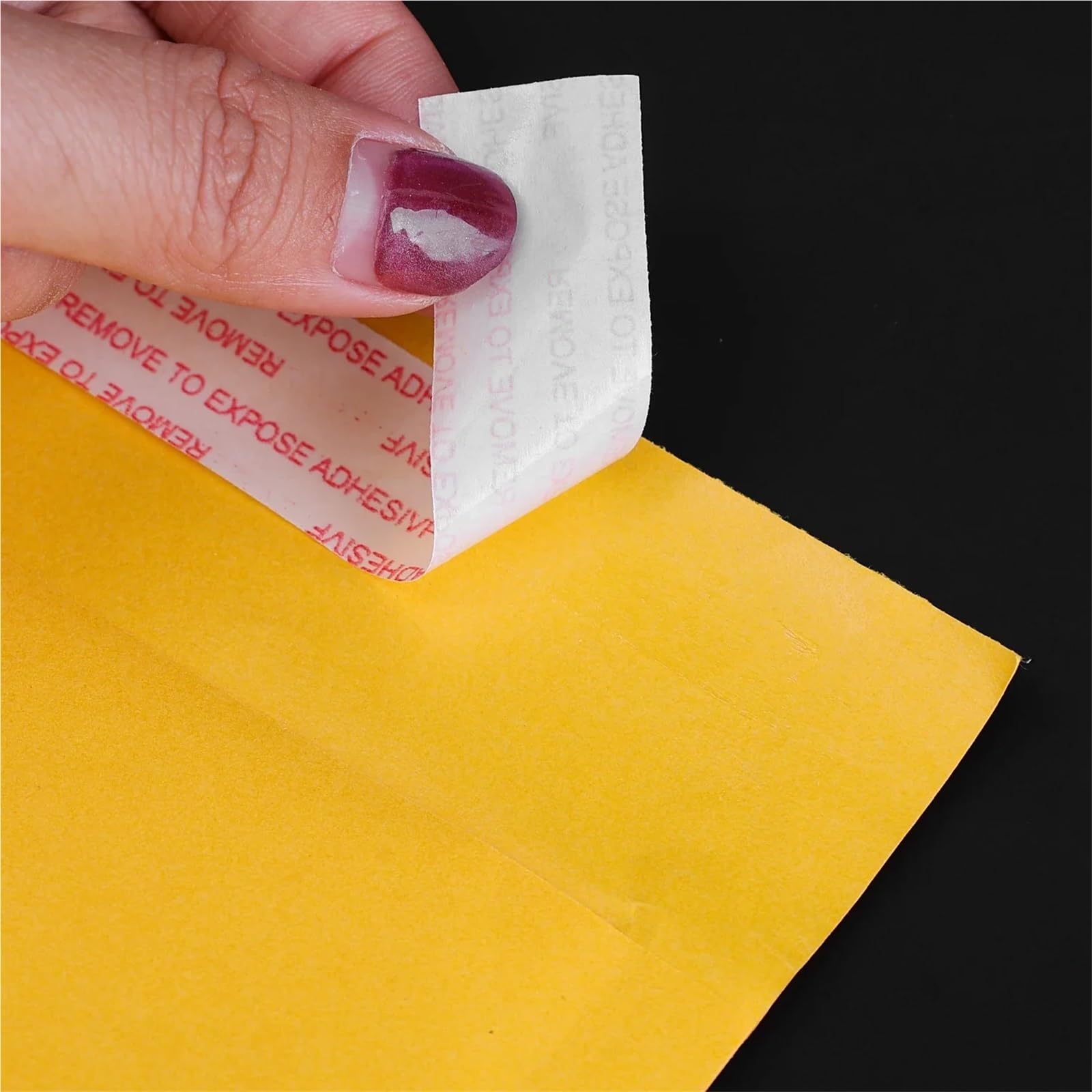 50/10 pezzi buste postali in carta kraft con bollino, sacchetti adesivi, buste for spedizione impermeabili for imballaggio aziendale(50PCS,18x23cm)