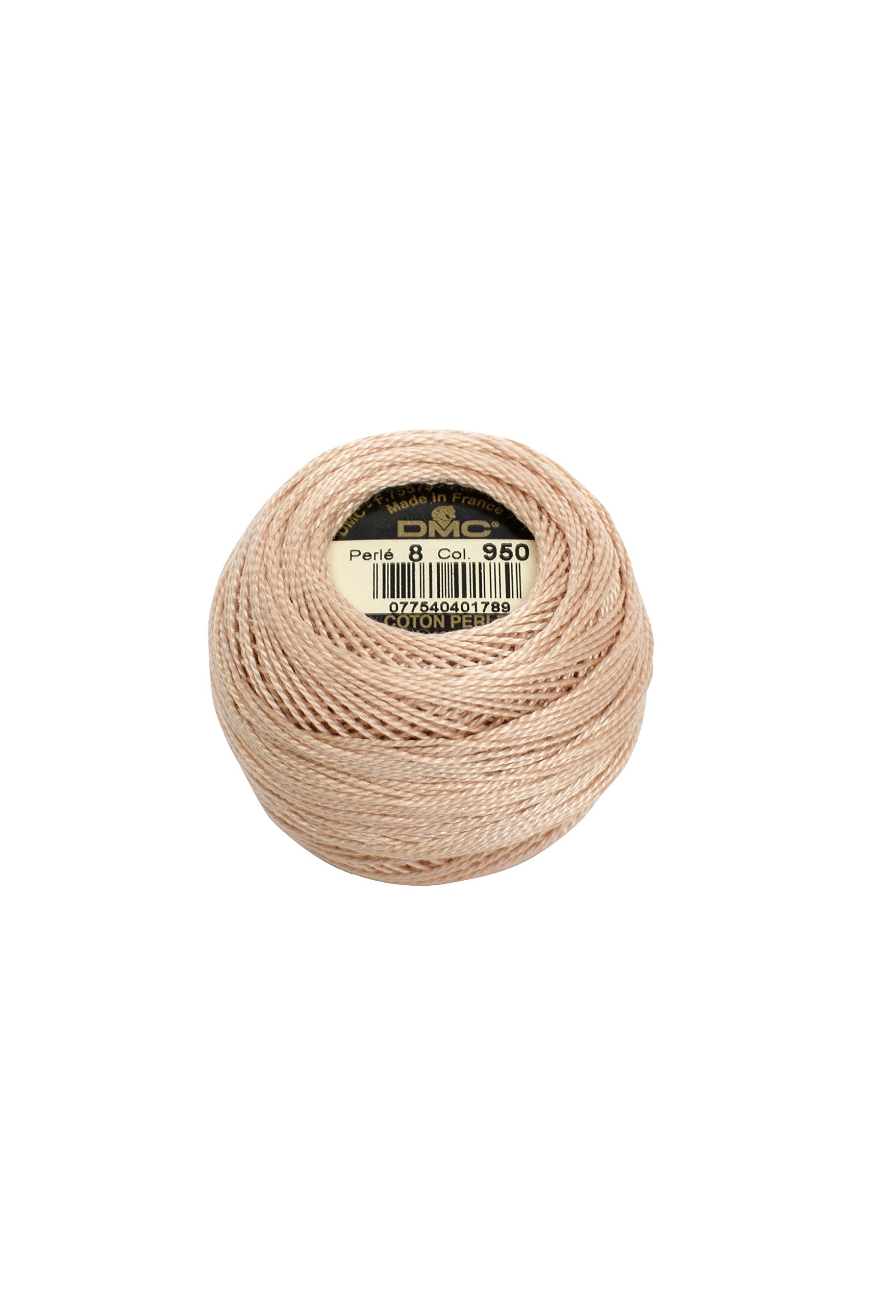 DMC Pearl Cotton Balls Size 8 - 95 Yards-Light Desert Sand