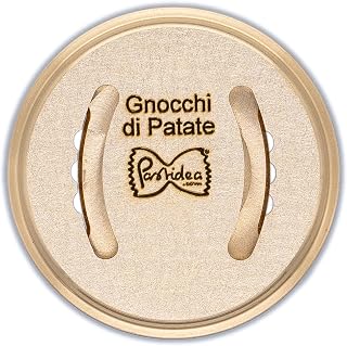 Bronze Potato Gnocchi Die compatible with Kenwood. Using The adapter, compatible with Philips Pasta Maker Avance, Viva, 7000 Series, and others.