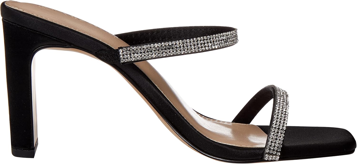 The Drop womens Avery Square Toe Two Strap High Heeled Sandal - Image 6