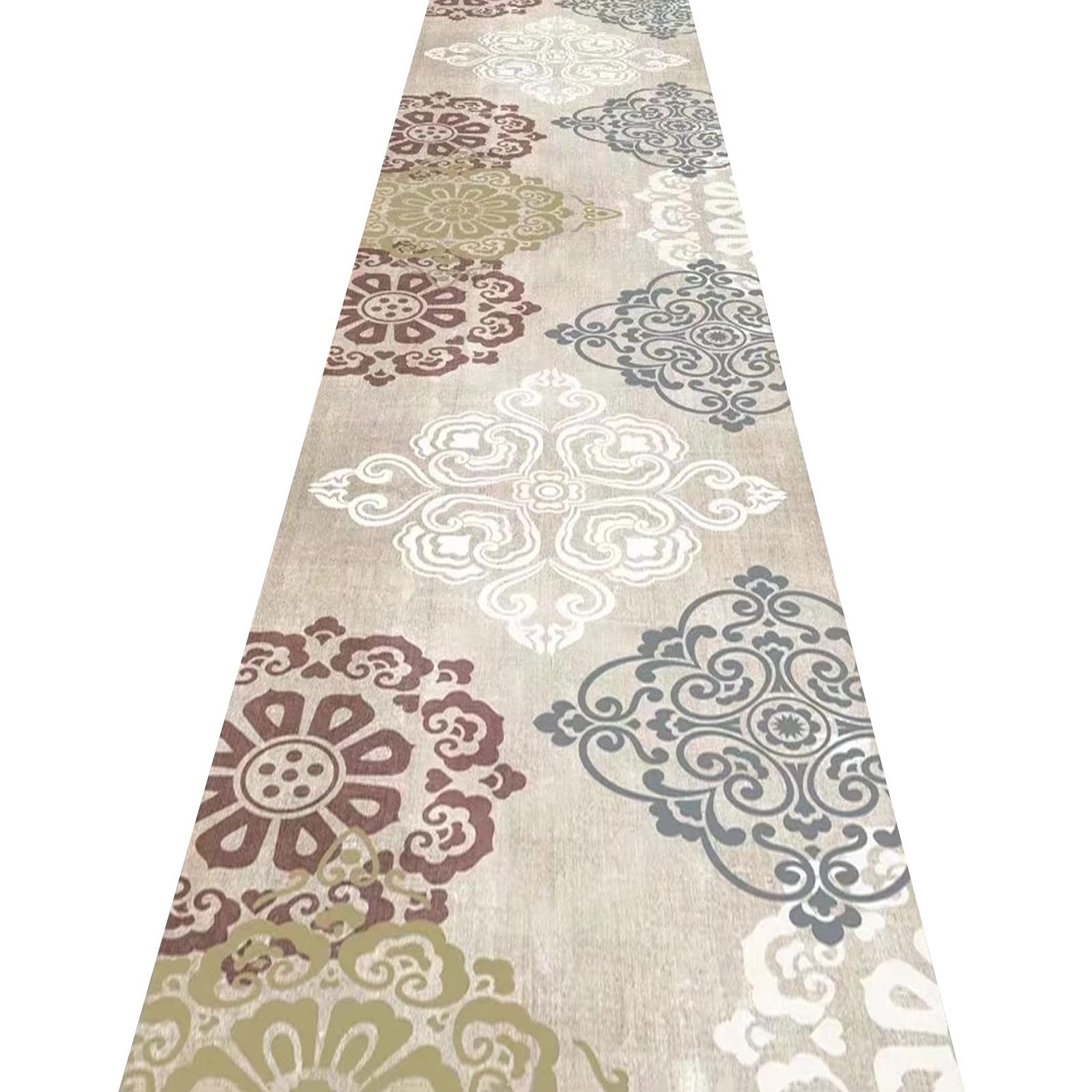 Tapis de passage haut de gamme fleurs impression et teinture