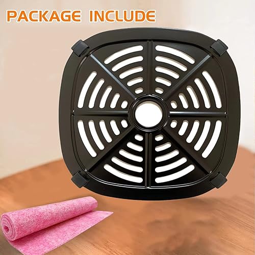 Miniatura 7 de Sartén para freidora de aire para freidora de 2.6 cuartos de galón, placa antiadherente premium, rejilla de rejilla de rejilla de 2.6 cuartos de