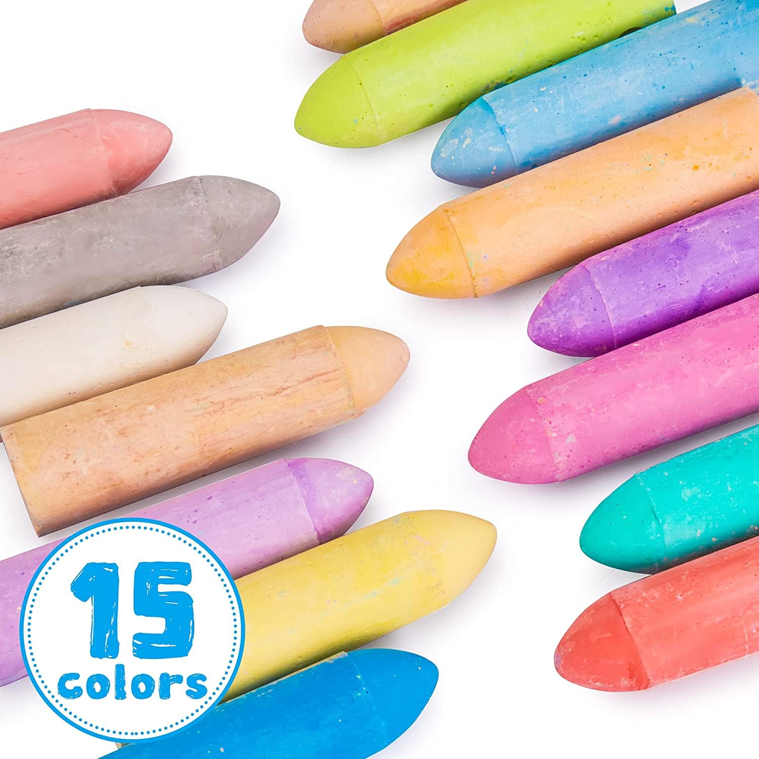 Jarmelo Washable Sidewalk Chalk - 15 Colors - Image 8 thumbnail