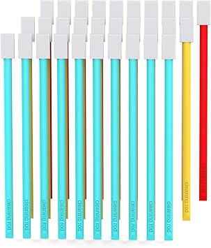 30Pcs Disposable Crevice Cleaning Brushes for Small Spaces, Detail Gaps Scrub Cleaner Brush Set for Toilet Bowl Corner, Household Cleaning Tool Supplies for Window Track, Door Grooves