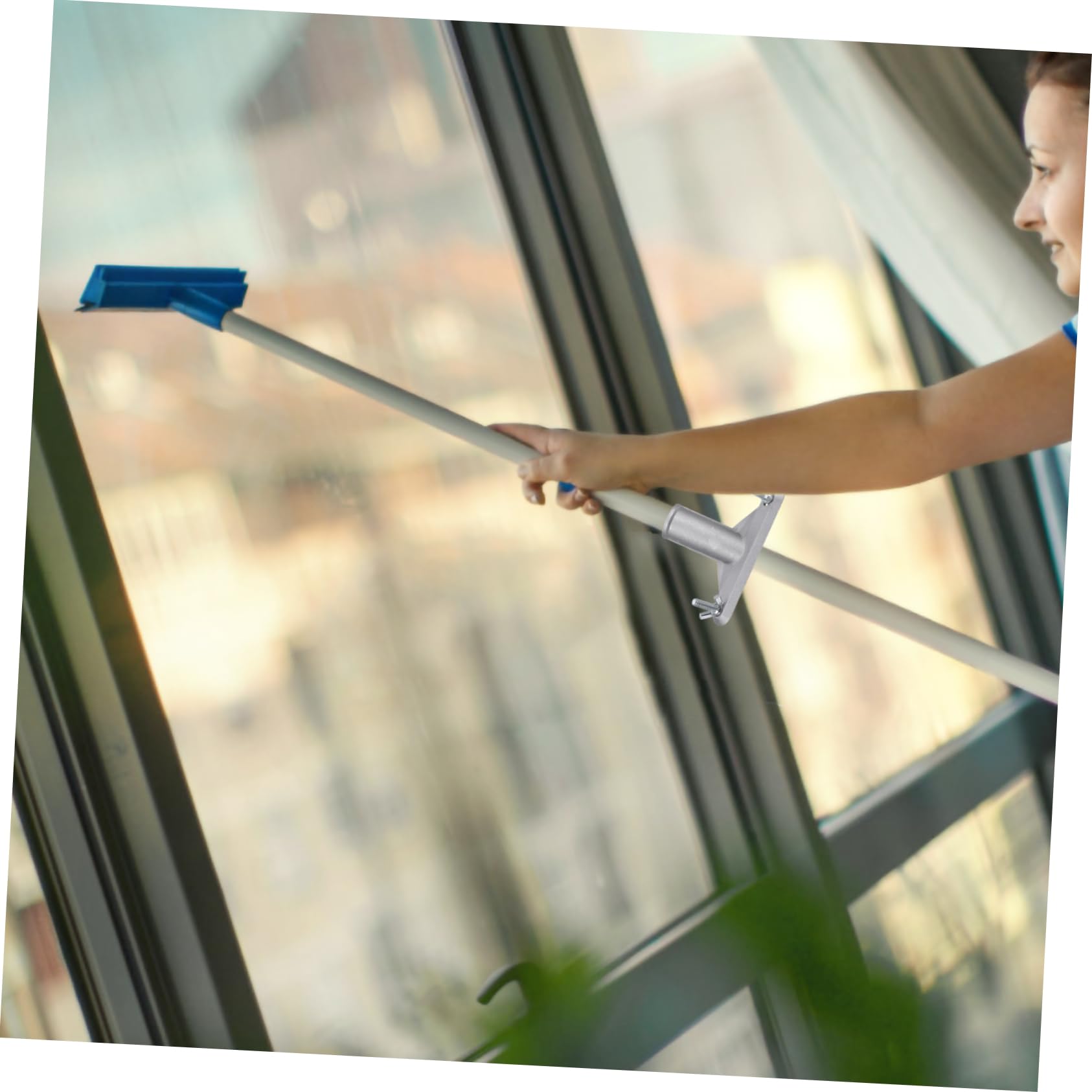 jojofuny Aluminium Alloy Roller Brush Adapter and Broom Handle Connector for Secure Fit and Enhanced Cleaning Efficiency with Easy Installation - Image 2