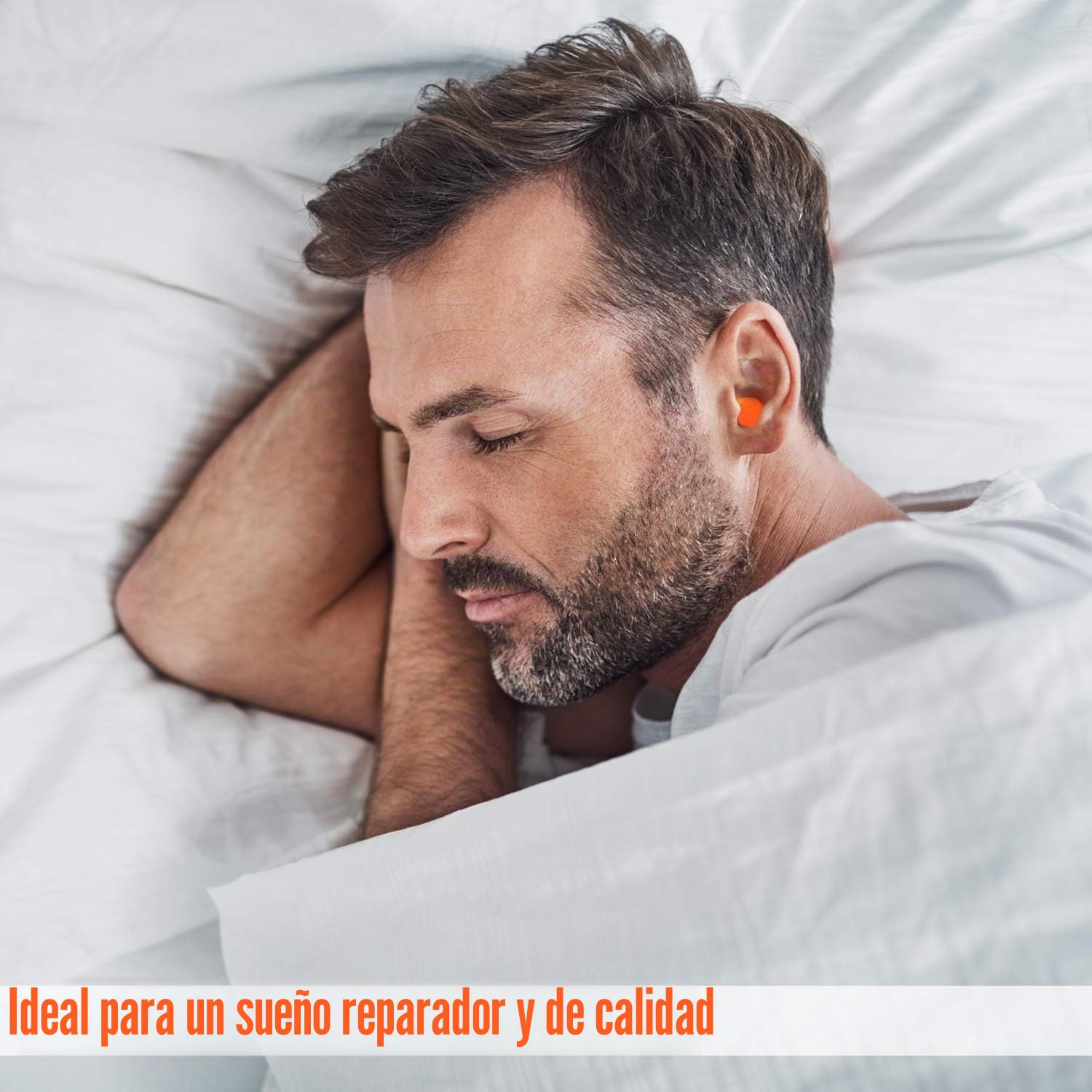 Tapones para los oídos Mack's de espuma suave de máxima protección – 33 dB más alto NRR – Cómodos tapones para los oídos para dormir, ronquidos, conciertos fuertes, 10 Par