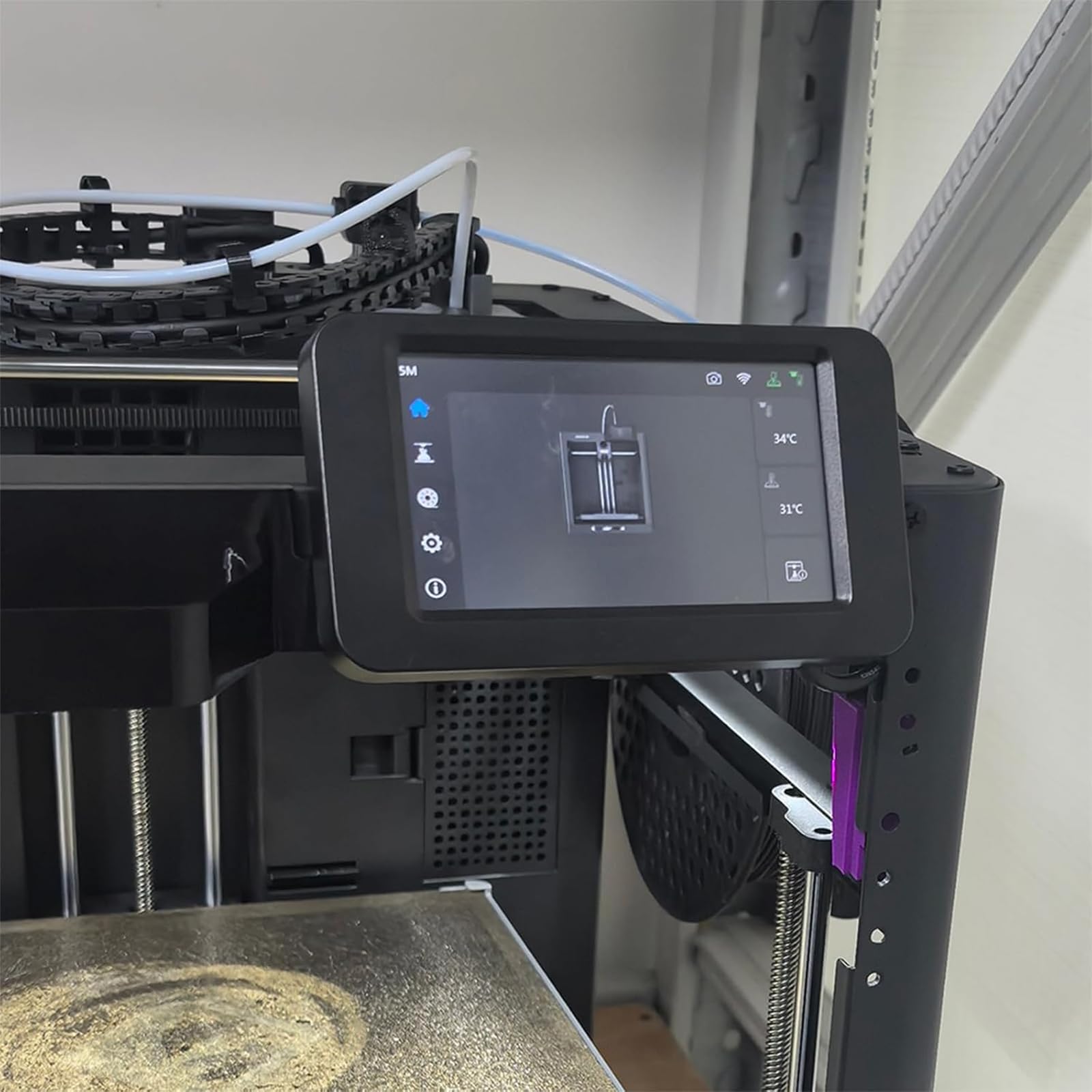 BCZAMD Accessori per stampanti 3D da 4,3 pollici, kit di montaggio per Adventure 5 M: pannello display LCD di ricambio per scheda driver, senza cavo a nastro FPC, per controllare il progetto di stampa