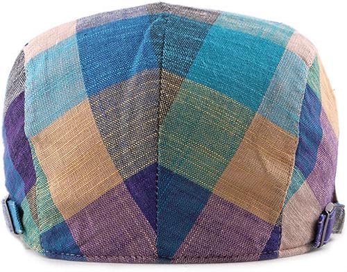 Miniatura 4 de Gorra plana para hombre, boina, gorra de hiedra cabbie, gorra ajustable de Gatsby, gorra de conducción y caza