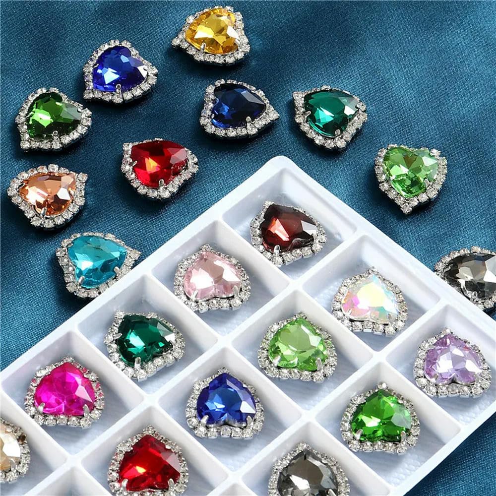 Seraphis Portachiavi A Forma Di Cuore Con Strass Rossi E Cristalli, Con Ciondolo A Forma Di Cuore, Gioiello Per Donna - Foto 8