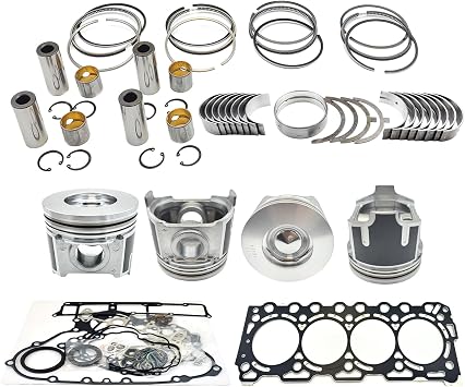 V3307 Engine Overhaul Rebuild Kit No cylinder liner and valve 16 Valves For Kubota V3307 V3307-DI V3307-DI-T Engine KX080-3 KX080-4 M6040 M6060 M7060 For Bobcat S630 S650 T630 1J751-21110