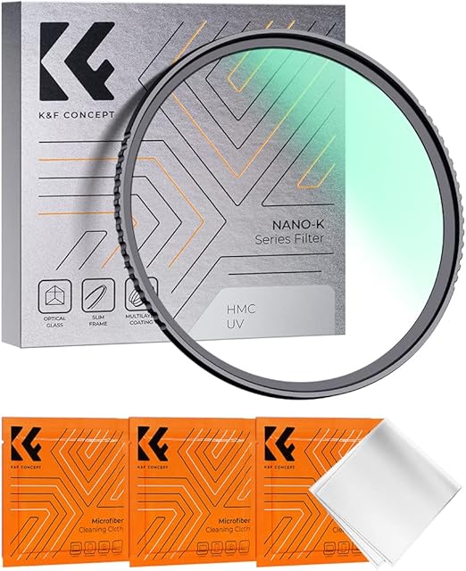 K&F Concept 77MM UV Filter Ultra Slim Japan Optics Multi Coated Ultraviolet Protection Lens Filter