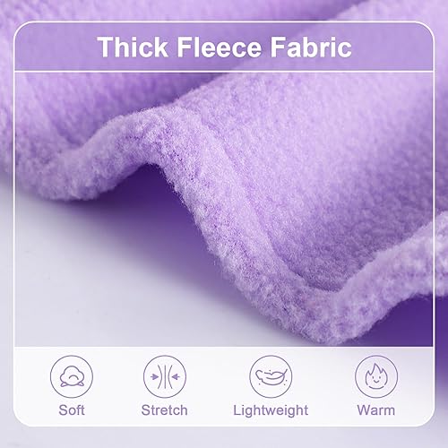 Miniatura 5 de Ropa para perros  Suéter para perro pequeño  Vestido de arnés para perro, vestidos de forro polar para perros pequeños, vestido de invierno cálido