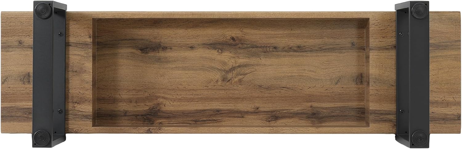 59" Dining Bench, Farmhouse Indoor Kitchen Table Benches, Industrial Shoe Bench, Entryway Benches, Natural Wood Wash