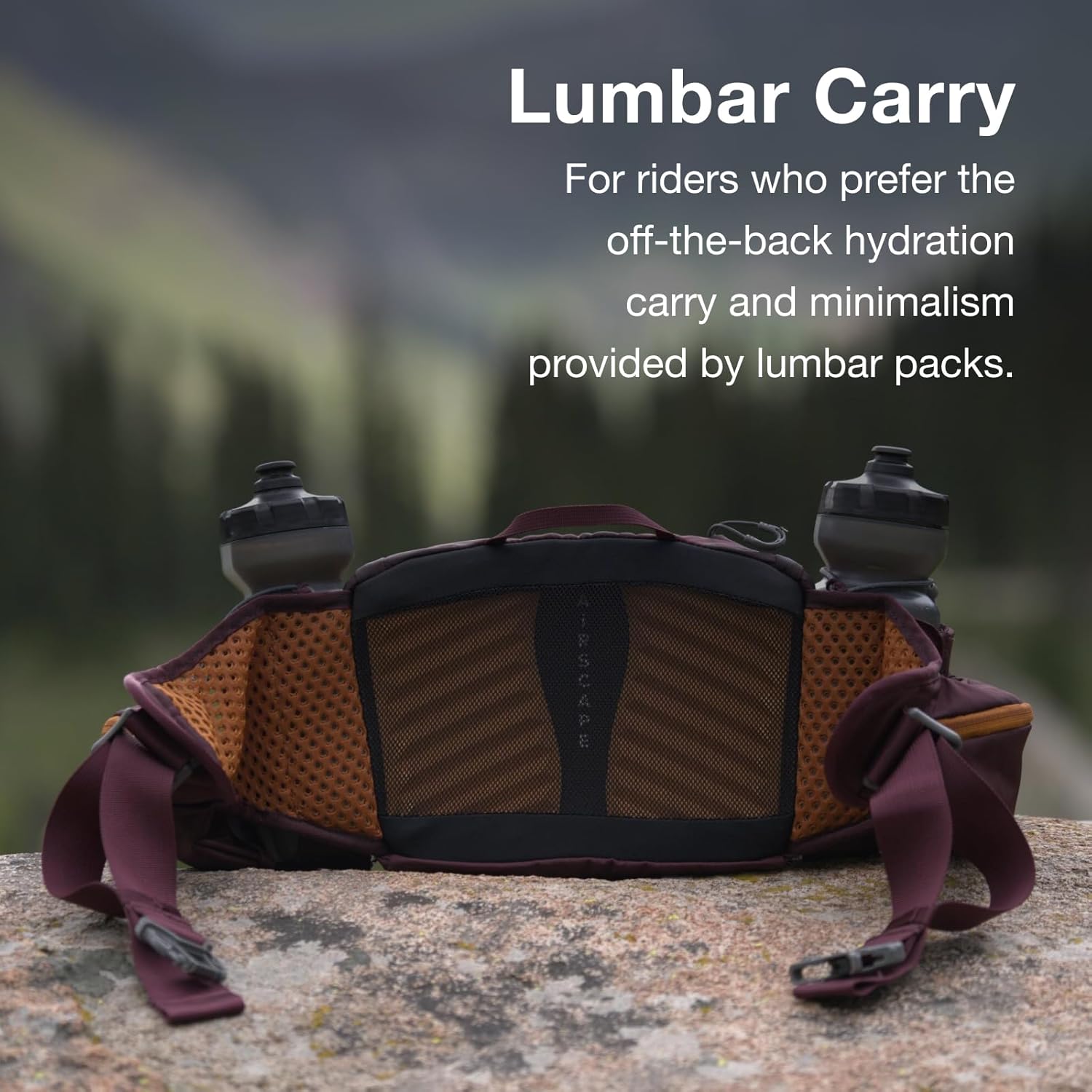 Osprey Savu 5L Biking Waist Pack for Men and Women, Black - Image 3