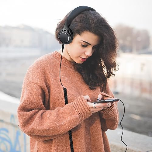 Miniatura 7 de ATH-M50X - Cable de repuesto compatible con auriculares Audio-Technica ATH-M50X ATH-M40X ATH-M60X ATH-M70X, cable de audio en espiral con adaptador