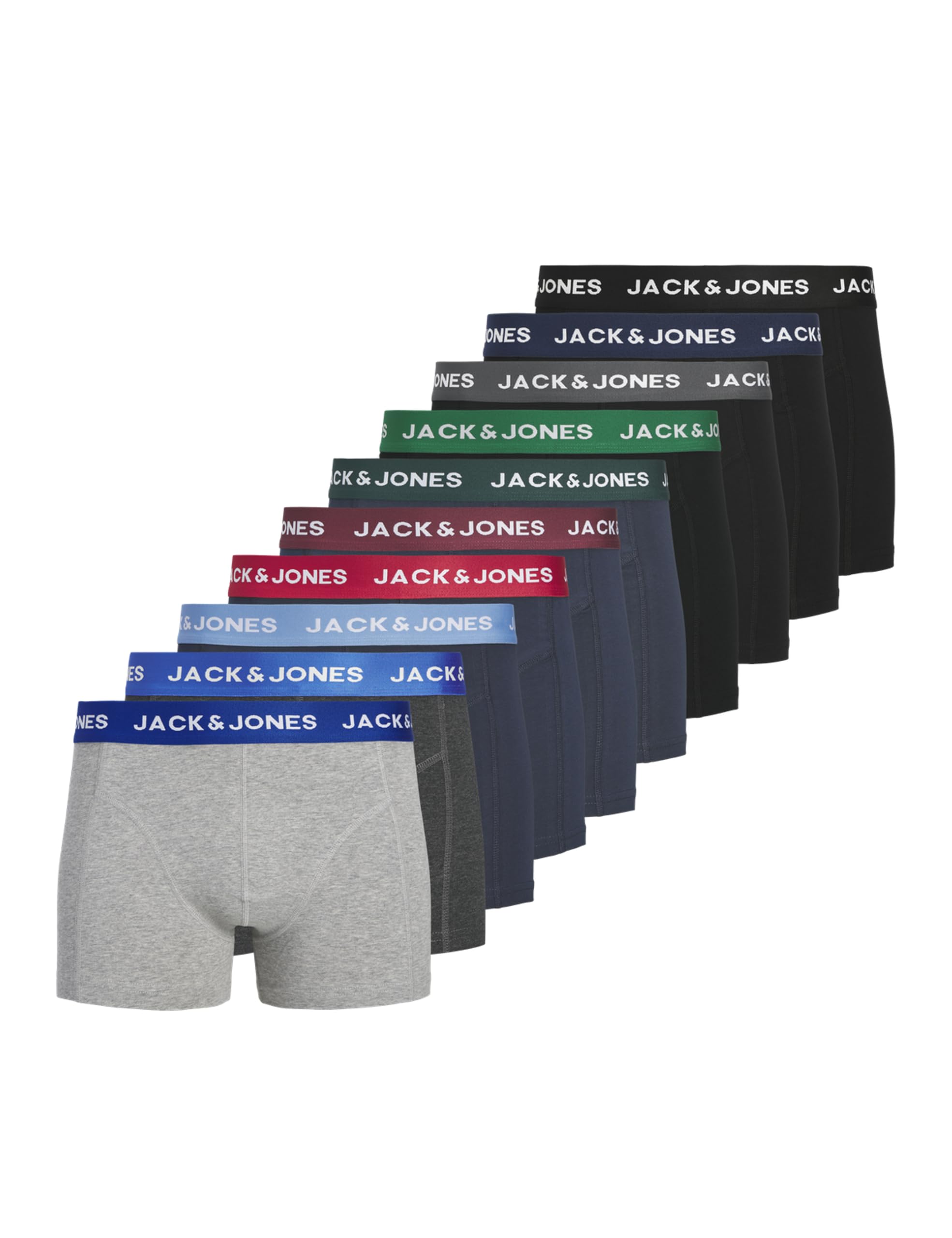 JACK & JONES Jacsolid Trunks 10 Packs Noos
