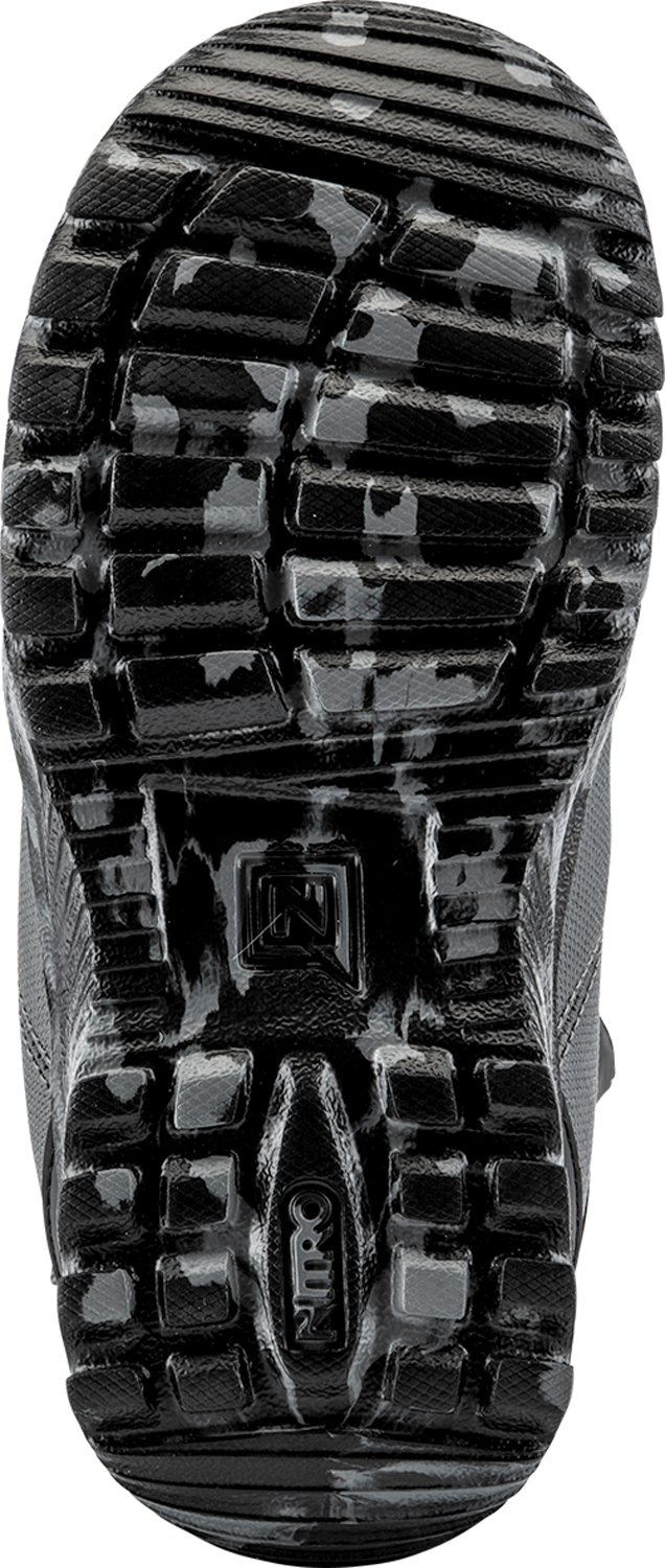 NITRO Snowboards Kinder Snowboard Boot Rover Youth ELS'18, Black-Charcoal, 22, 1181-848419