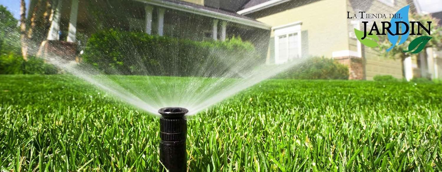 Suinga Zestaw 6 zraszaczy z dyfuzorem 10 cm z dyszą 4,5 m, zraszacz ogrodowy do automatycznego nawadniania ogrodów, przypraw i terenów zielonych