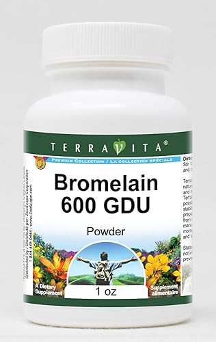 Bromelina 600 GDU Polvo (1 oz, ZIN 519507)
