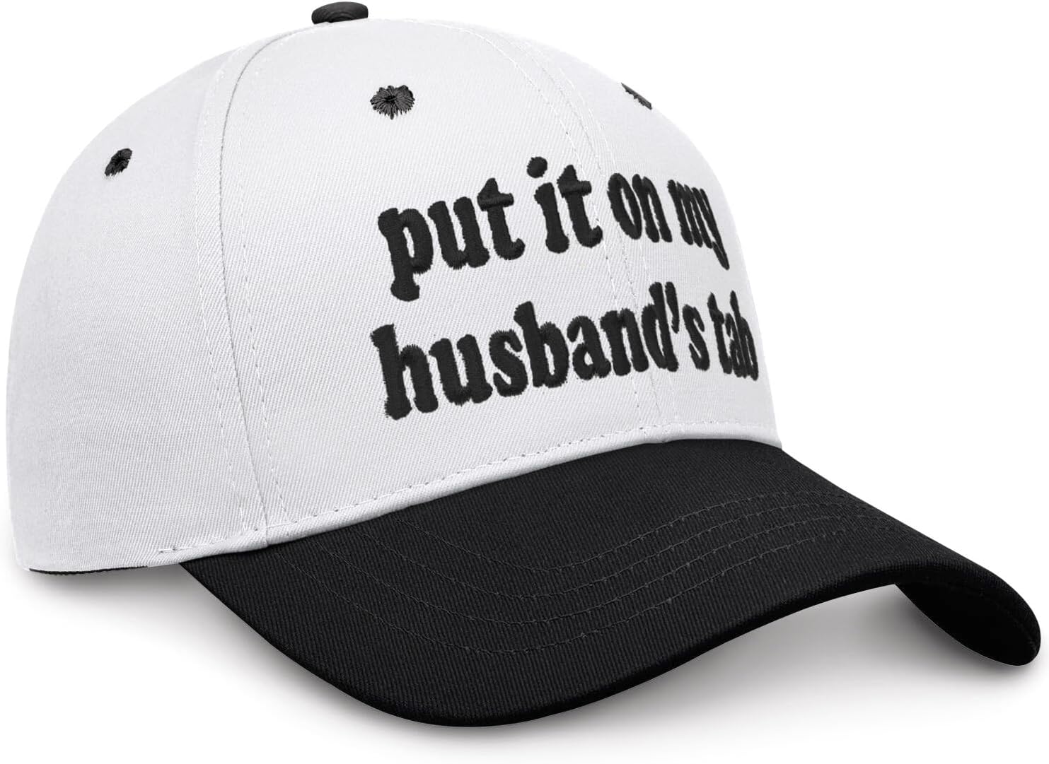 Put It on My Husbands Tab Hat, Funny Vintage Trucker Hats Adjustable Cap for Men Women Classic Baseball Caps - Image 7