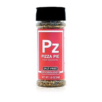 Spiceology Pizza Pie Salt-Free Seasoning Italian Herb Spice Blend with Oregano, Garlic, Parsley, and Bell Peppers Perfect for Pasta, Vegetables, Soups, and Homemade Pizza 1.9 oz