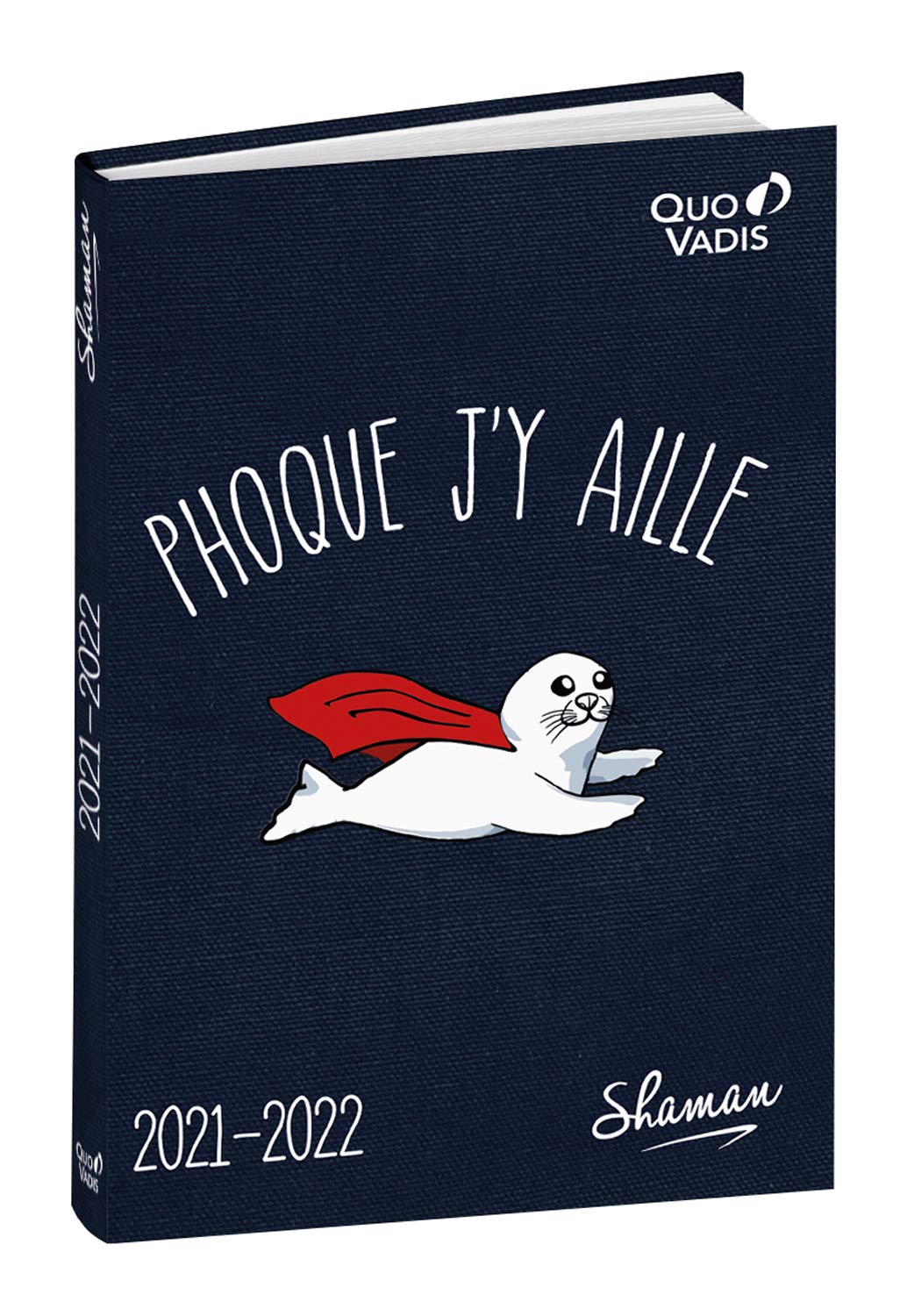 QUO VADIS Shaman Textagenda Daily Academic Diary 12 x 17 cm Seal Year 2021-2022 Standard