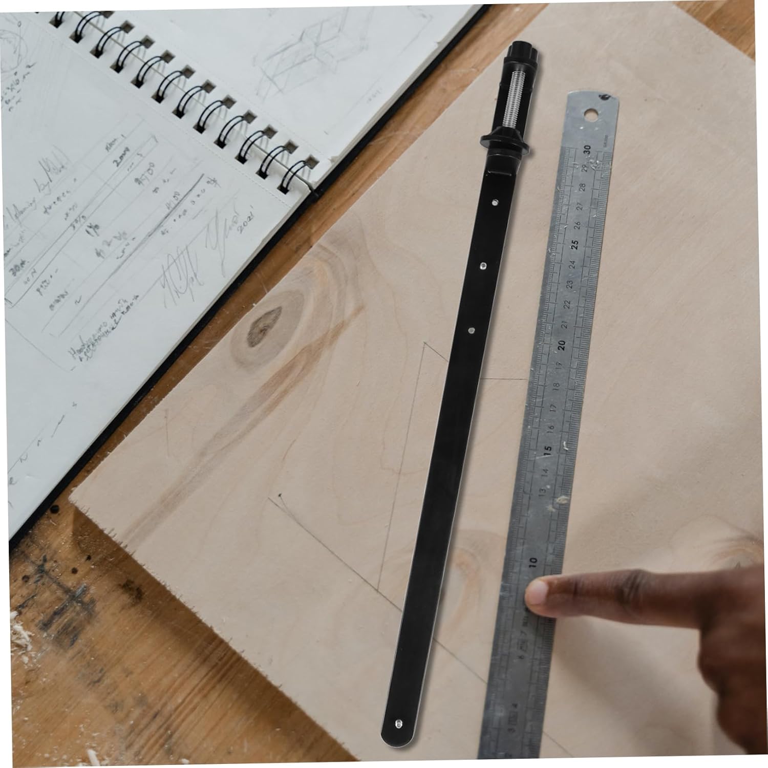 2pcs Sturdy Desk Stand Folding Shelf Brackets Heavy Duty for Office Desk Accessories Adjustable Table Laptop Riser