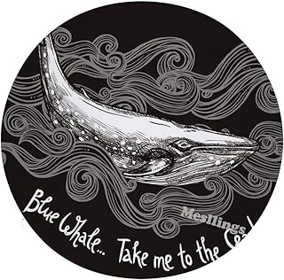 Mesllings Blue Whale, Take Me To The Sea! Home impreso a la moda, redondo, cómodo cojín para silla de oficina, cojín suave – Diámetro 15.35 pulgadas