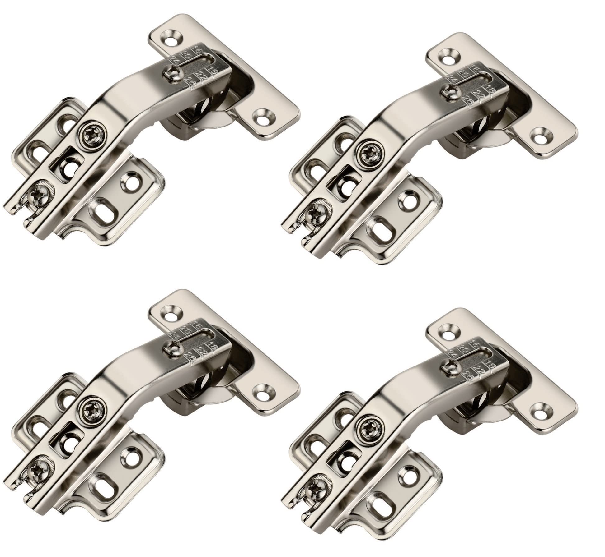 4-YOU Steel Exclusive-Quality Pie Corner Hinge 135 Degree Stainless Steel (Set of 4 Pcs)