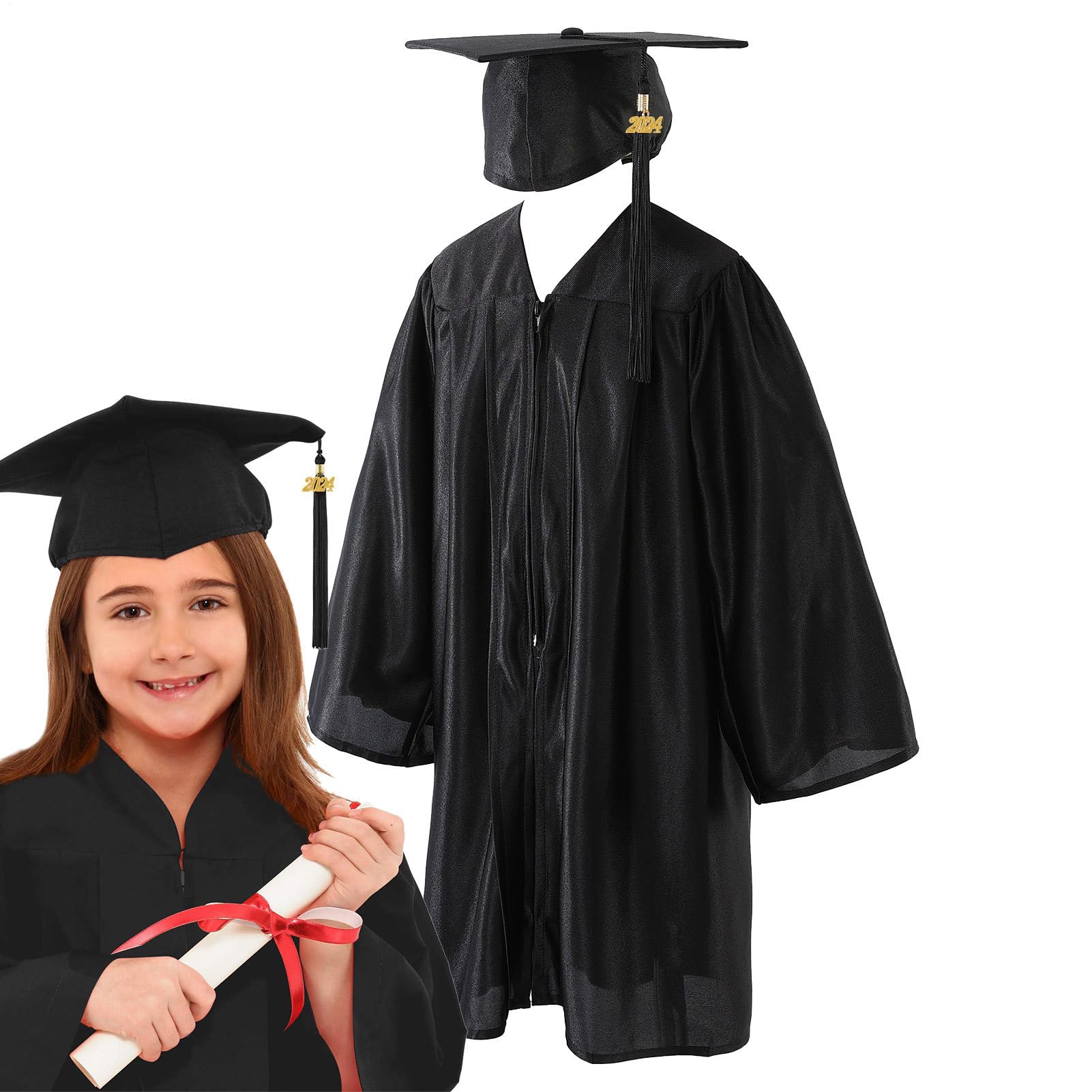 Bata de graduación para niños lista para fotos de preescolar 8