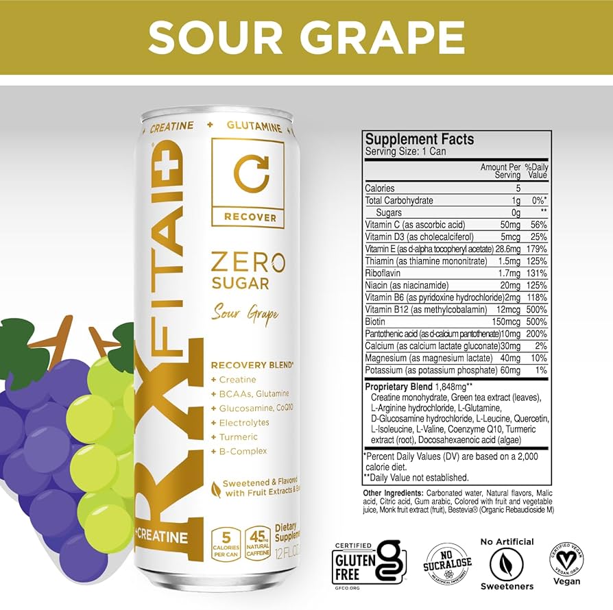 Amazon.com : FITAID RX Zero, Creatine Monohydrate, 5 Calories