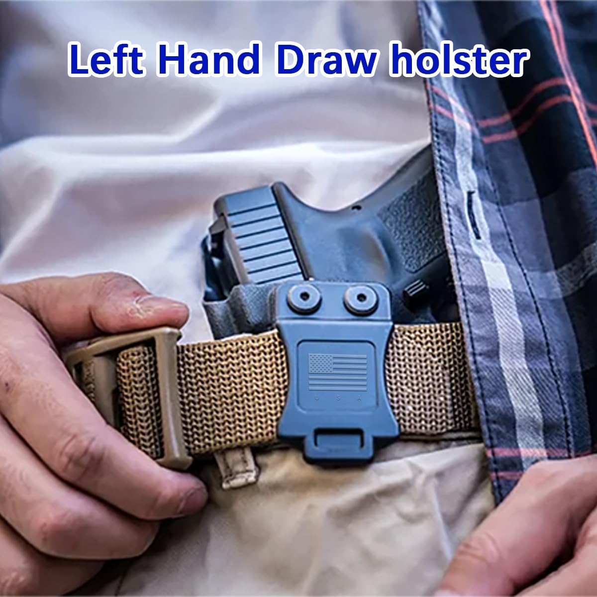 Holster IWB Kydex Fit – Trigger Guard – Inside Waistband Concealed Carry – Adjustable Cant & 'Posi-Click' Retention - No Wear or Jitter - USA Made