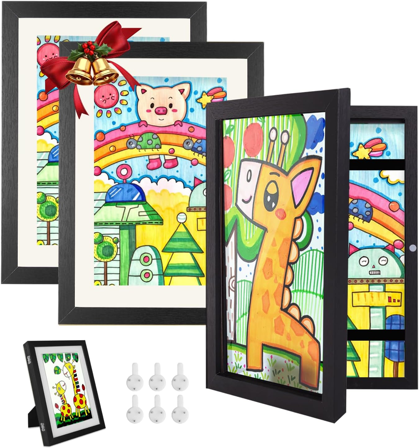 Amazon.com: ZIFUNY 4 Pack Kids Art Frame for Kids Artwork 8.5x11in ...