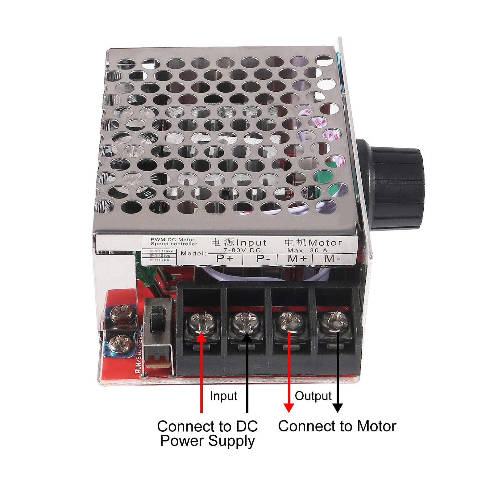 Snapklik.com : ACEIRMC 7-70V 30A PWM DC Motor Speed Controller Switch ...