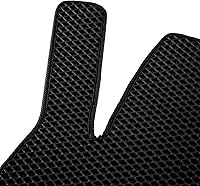 Vista 4 de Alfombrillas de auto de ajuste personalizado para todo tipo de clima para Lincoln MKZ Sedan 2013-2020 - Aspecto elegante y ajuste de precisión Negro