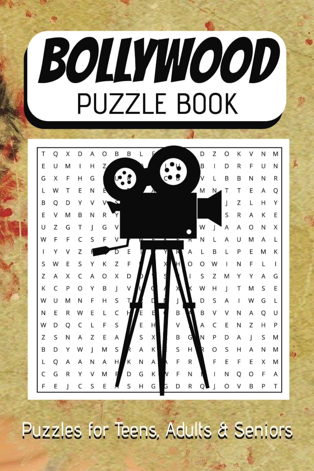 Bollywood Puzzle Book: Word search with easy to read print about Bollywwod, Actors , Movie Names and more | 6x9 inches, 110 pages | 50+ Puzzles...