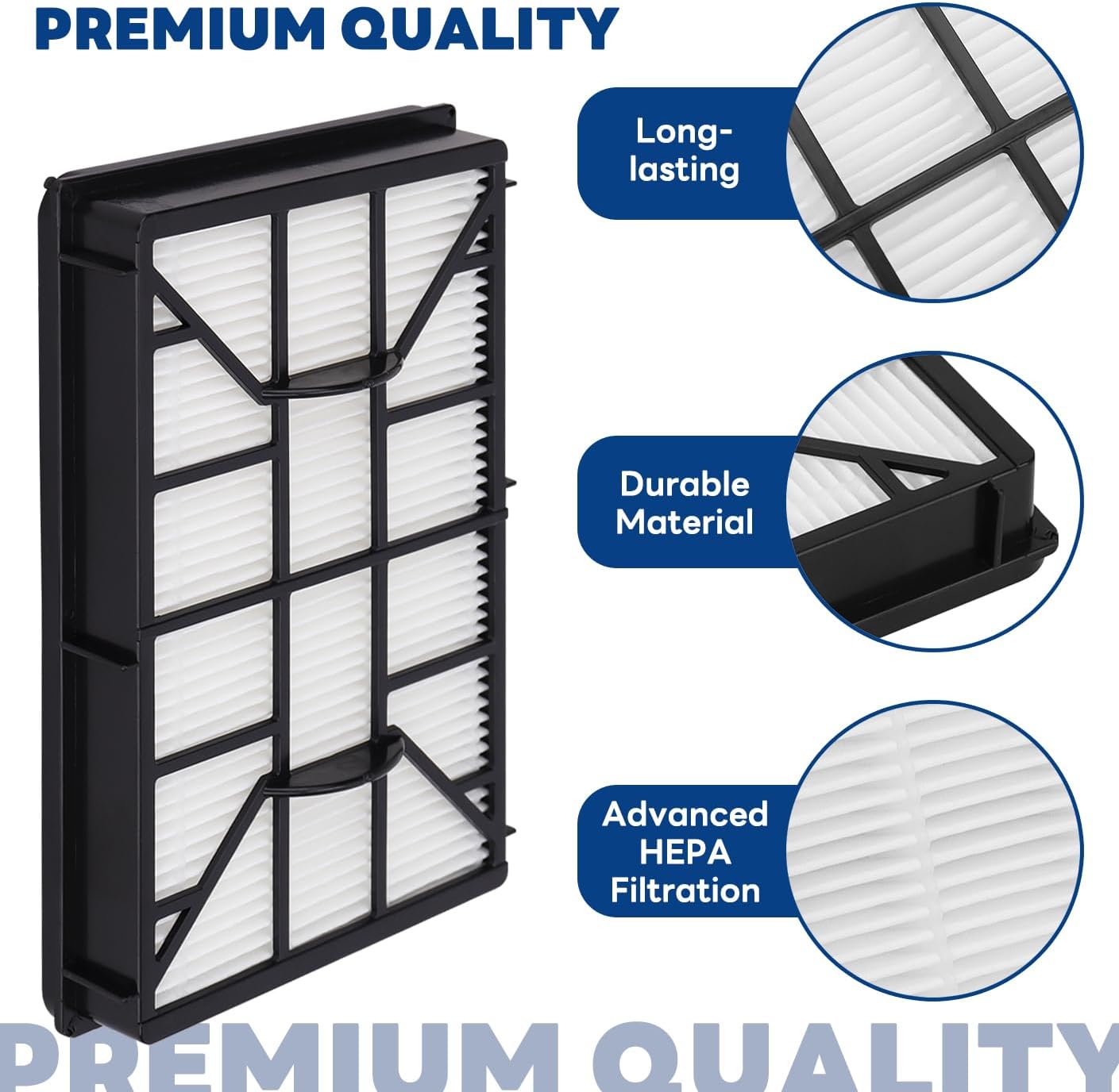 vaccum filter for KM-EF12-4”EF-12 Filter Replacement for Kenmore 62731, 52731, 81615, 81614, BC4026 Canister Vacuum Cleaners - HEPA Filtres Part #591021101-4Pack