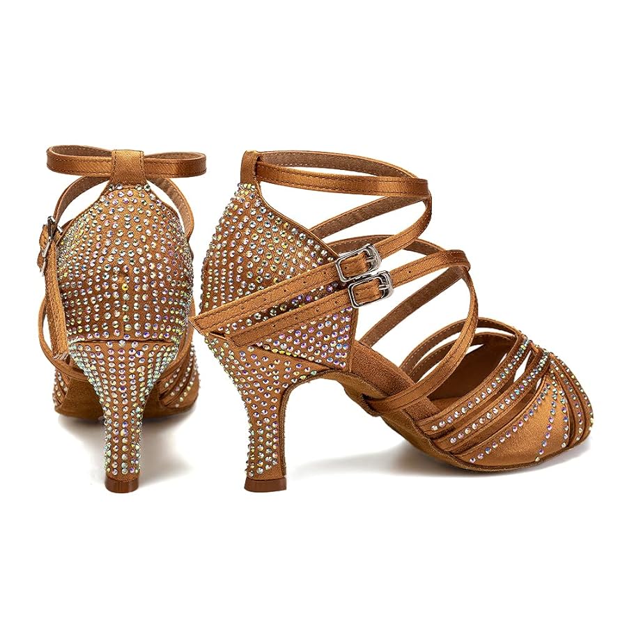 Scarpe Da Ballo Tacco Alto Scarpe Da Ballo Rumba Da 7,5 Cm - Donna - Adulti - Dance Latin Commercio All'ingrosso 678 - Cina Scarpe Da Ballo Latine E Scarpe Da Ballo - Foto 2