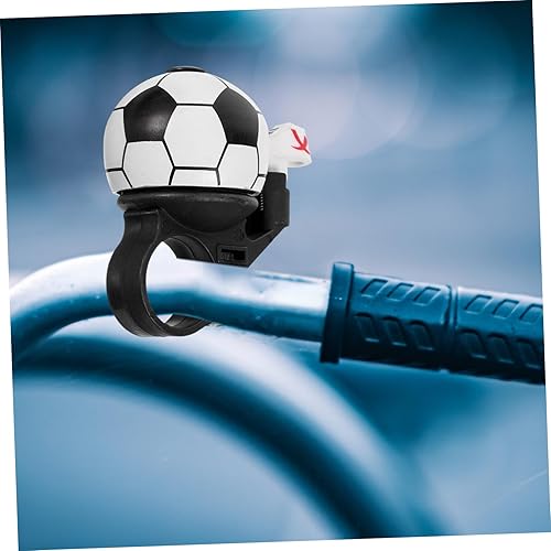 Miniatura 4 de INOOMP Diseño de fútbol portátil para bicicleta, accesorio de ciclismo con sonido para niños y niñas y adultos, estilo aleatorio ligero para montaña